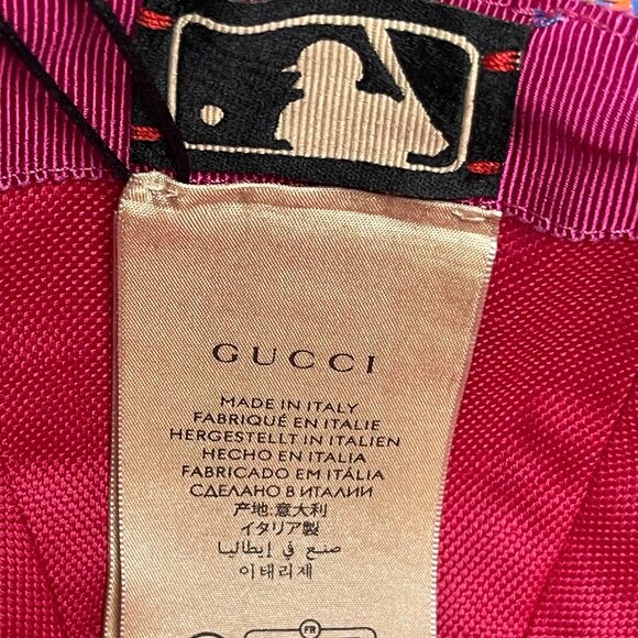 Gucci | NY Yankees and GG Monogram Print Unisex Baseball Cap Hat - Picture 6 of 9